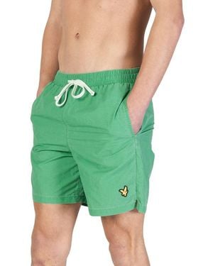 Lyle & Scott Green Nylon Swimwear