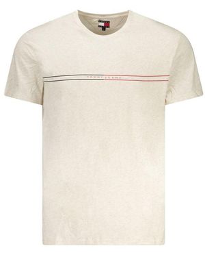 Tommy Hilfiger Crew Neck Tshirt - Natural