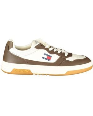 Tommy Hilfiger Retro Mix Runner Trainers - Metallic