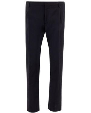 Valentino Garavani Black Wool Dress Trousers - Blue