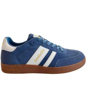 Pantofola D Oro Blue Suede Men's Trainers