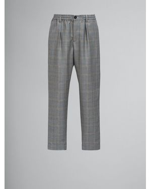 Marni Black Fibers Casual Pants - Gray