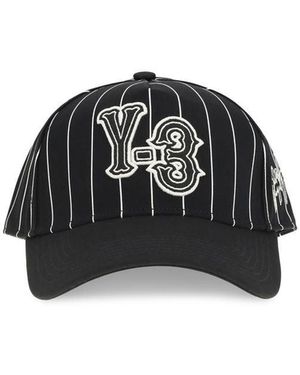 Y-3 Polyester Cap (Baseball Hat) - Black