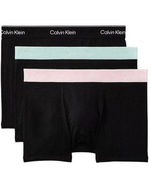 Calvin Klein Multicolour Cotton Boxers - Black
