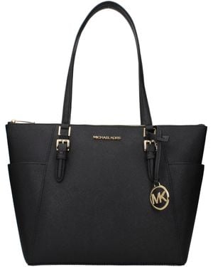 Michael Kors Black Leather Shoulder Bag