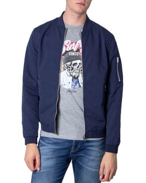 Jack & Jones Blue Polyester Jacket