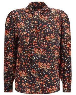 Gucci Multicolour Silk Pattern Shirt - Brown