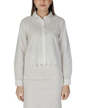 Jacqueline De Yong Cotton Shirt - Grey