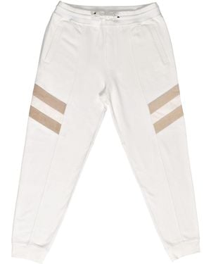 Brunello Cucinelli White Cotton Joggers (workout Pants)