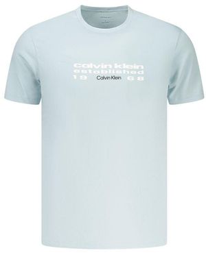 Calvin Klein Blue Cotton T