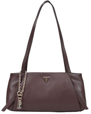 Guess Brown Polyethylene Handbag