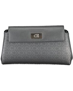 Calvin Klein Polyester Shoulder Bag - Grey
