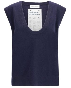 Extreme Cashmere Lord Vest - Blue