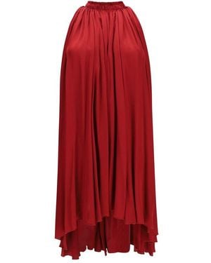 Sa Su Phi Multicolour Viscose Casual Dress - Red