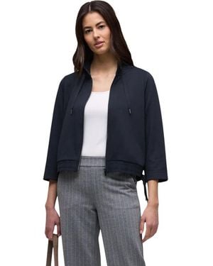 Street One Blue Polyester Sweatshirt