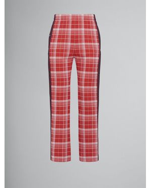 Marni Red Fibres Casual Trousers