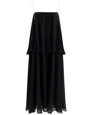 Chloé Black Silk Casual Dress