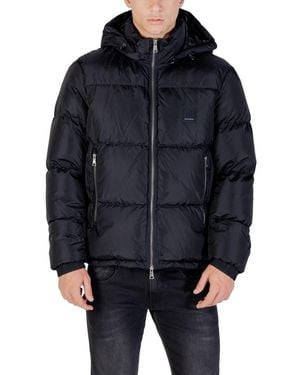 ARMANI EXCHANGE Blue Polyamide Coat