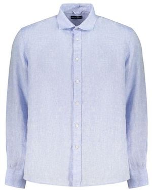 North Sails Azzurro Linen Mens Shirt - Blue