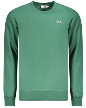 Fila Verde Cotton Men's Sweatshirt - Green