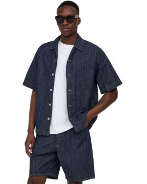 Only & Sons Cotton Shortsleeve Shirt - Blue