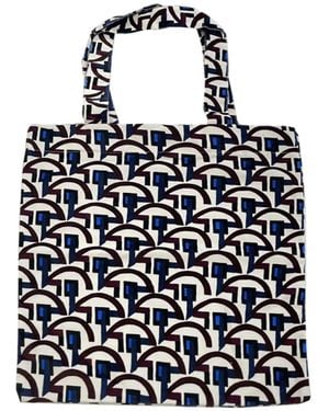 Laura Urbinati Shopper Camerino Print - Blue