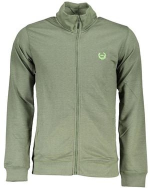 Gianmarco Venturi Verde Cotton Men Sweatshirt - Green