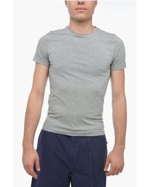 Corneliani Slim Fit Short Sleeved T-Shirt - Grey