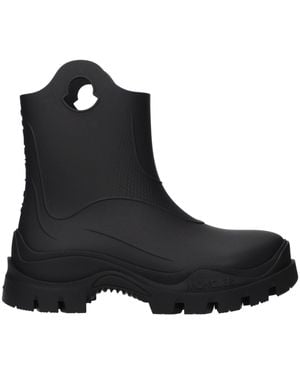 Moncler Misty Rubber Rain Boot - Black