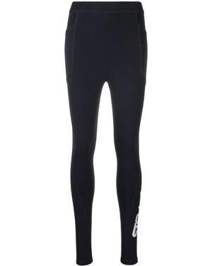 Stella McCartney Logo-print Scuba leggings - Blue