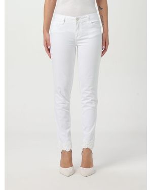 Liu Jo White Cotton Skinny Jeans
