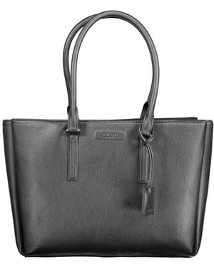 Calvin Klein Polyethylene Handbag - Black