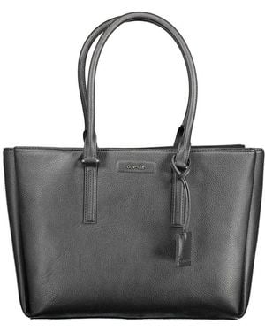 Calvin Klein Polyethylene Handbag - Black