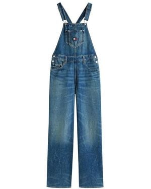 Tommy Hilfiger Blue Recycled Cotton Jumpsuit