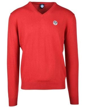 North Sails Multicolour Cotton Sweatshirt - Red