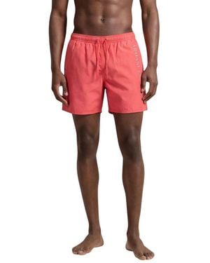 ARMANI EXCHANGE Polyester Swim Shorts - Red