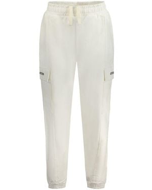 Guess White Cotton Sweatpant