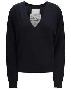 Extreme Cashmere Black Wool Oves Aries Sweatshirt