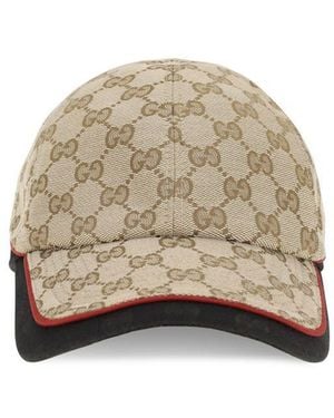 Gucci Beige Polyamide Cap (baseball Hat) - Natural