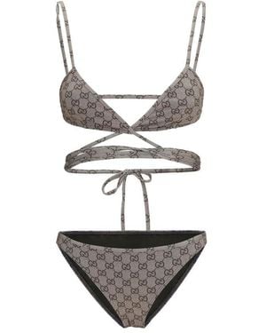 Gucci Beige Polyester Bikini - Multicolour