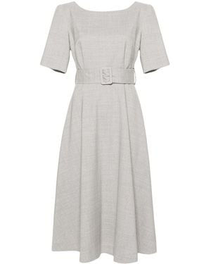 P.A.R.O.S.H. Dart-Detail Dress - White