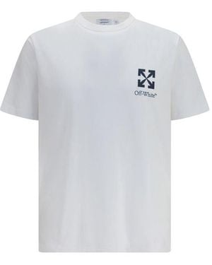 Off-White c/o Virgil Abloh White Cotton T-shirt - L
