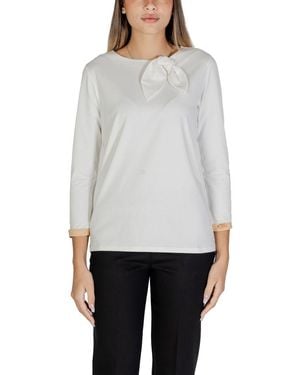 Alviero Martini 1A Classe White Cotton Tops & T - Gray