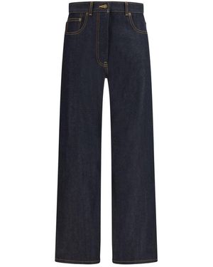 Thom Browne Blue Cotton Straight