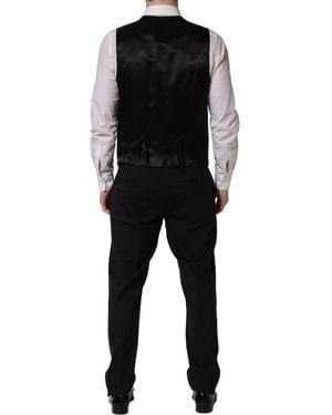 Dolce & Gabbana Stretch Wool Suit - Black