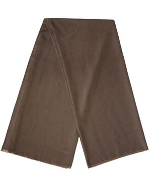 Dolce & Gabbana Polyester Neck Warmer Shawl 185Cm X 165Cm Scarf - Brown
