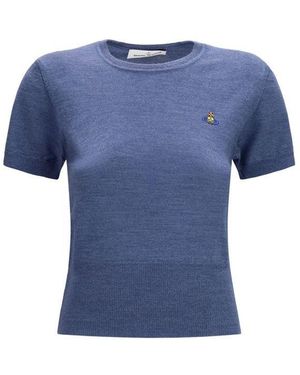 Vivienne Westwood Wool Oves Aries Sweatshirt - Blue