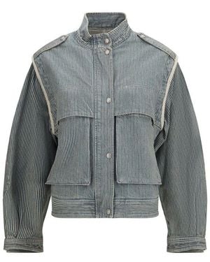 Isabel Marant Blue Cotton Jacket - Grey