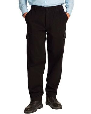 Calvin Klein Black Cotton Pant