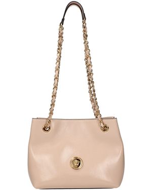 Versace Shoulder Bags Leather/Dusty - Natural